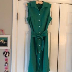 Lands End linen blend size 8 dress